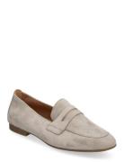 Loafer Loafers Flade Sko Beige Gabor