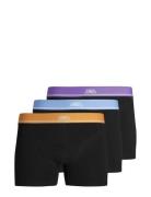 Jackonga Solid Trunks 3 Pack Boxershorts Black Jack & J S