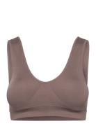 Comfort Bra Lingerie Bras & Tops Soft Bras Tank Top Bras Beige Magic Bodyfashion