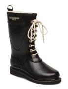 3/4 Rubber Boots Gummistøvler Sko Black Ilse Jacobsen