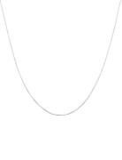 Beloved Short Box Chain Silver Accessories Jewellery Necklaces Chain Necklaces Silver Syster P