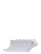 Cushi D Low-Cut-Sock 6-Pack Ankelstrømper Korte Strømper White Polo Ralph Lauren Underwear