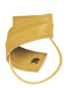 Leather Band Short Bendable Accessories Hair Accessories Scrunchies Yellow Corinne