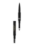 Beautiful Color Brow Perfector 3-In-4 Øjenbrynsblyant Makeup Black Elizabeth Arden