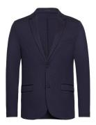 Superflex Knitted Blazer Suits & Blazers Blazers Single Breasted Blazers Navy Lindbergh