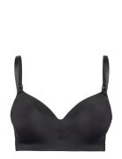 Bra Nursing Bra Matt And Shiny Lingerie Bras & Tops Maternity Bras Black Lindex