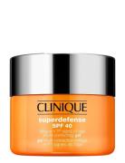 Superdefense Spf 40 Fatigue + 1St Signs Of Age Multi-Correcting Gel Fugtighedscreme Dagcreme Nude Clinique