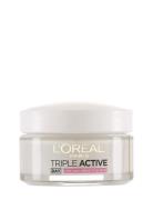 L'oréal Paris Triple Active Day Cream Dry & Sensitive Skin 50 Ml Fugtighedscreme Dagcreme Nude L'Oréal Paris