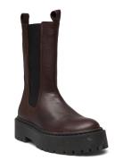 Biadeb Long Boot Shoes Chelsea Boots Brown Bianco