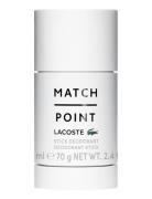 Match Point Deo Stick Beauty Men Deodorants Sticks Nude Lacoste Fragrance