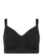 Organic Maternity & Nursing Bra Lingerie Bras & Tops Maternity Bras Black Carriwell