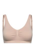 Bra Joy Seamless Top Lingerie Bras & Tops Soft Bras Tank Top Bras Beige Lindex