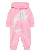 Baby French Terry All Day Play Coverall / Nkn All Day Play C Langærmet Body Pink Nike