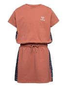 Hmlhedda Dress Dresses & Skirts Dresses Casual Dresses Short-sleeved Casual Dresses Brown Hummel