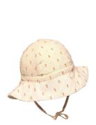 Baby Girl Sun Hat Solhat Cream Wheat
