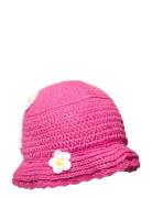 Pcvioletta Knitted Bucket Hat Sww Accessories Headwear Bucket Hats Pink Pieces
