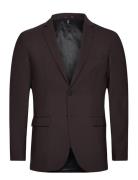 Slhslim-Elon Blz Flex B Noos Suits & Blazers Blazers Single Breasted Blazers Brown Selected Homme