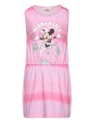 Dress Without Sleeve Dresses & Skirts Dresses Casual Dresses Short-sleeved Casual Dresses Pink Minnie Mouse