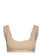 Lucky Top Lingerie Bras & Tops Soft Bras Tank Top Bras Beige OW Collection