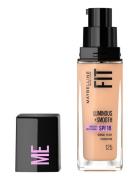 Maybelline New York Fit Me Luminous + Smooth Foundation 125 Nude Beige Foundation Makeup Maybelline