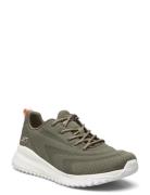 Womens Bobs Squad 3 Low-top Sneakers Khaki Green Skechers