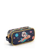 Case, Direction Space Accessories Bags Pencil Cases Multi/patterned Djeco