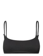 Audny Ezra Bikini Top Swimwear Bikinis Bikini Tops Bandeau Bikinitops Black Becksöndergaard