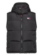 Tjw Alaska Puffer Vest Vests Padded Vests Black Tommy Jeans