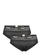 Eco Moon/Lace-2Pp Hipster_Classic Hipsters Undertøj Black Dorina