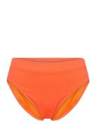 Swim Brief Hanna Bikini Hw Wav Swimwear Bikinis Bikini Bottoms High Waist Bikinis Orange Lindex