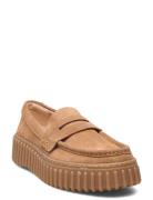 Torhill Penny D Loafers Flade Sko Brown Clarks