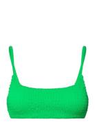 Pcbird Bikini Strap Smock Top Sww Swimwear Bikinis Bikini Tops Bandeau Bikinitops Green Pieces