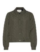 Kadoran Jacket Quiltet Jakke Green Kaffe