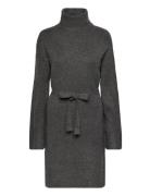 Vivimalina Rollneck L/S Knit Dress/Pb Dresses Knitted Dresses Grey Vila