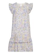Dress Cotton Dresses & Skirts Dresses Casual Dresses Short-sleeved Casual Dresses Blue Creamie