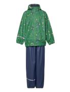 Rainwear Set - Aop Outerwear Rainwear Rainwear Sets Multi/patterned CeLaVi