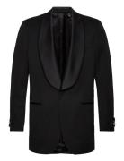 D2. Tuxedo Suit Blazer Suits & Blazers Blazers Single Breasted Blazers Black GANT