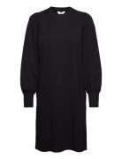 Objcaroline L/S Dress Knælang Kjole Black Object