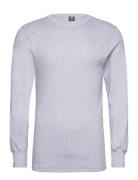 Dovre T-Shirts 1/1 Ærme Organi Underwear Night & Loungewear Pyjama Tops Grey Dovre