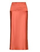 Marion Skirt Lang Nederdel Coral Stylein