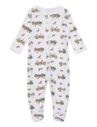 Nbmnightsuit W/F Dog Noos Pyjamas Sie Jumpsuit White Name It