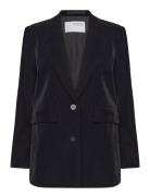 Slfrita-Velva Ls Blazer Blazers Single Breasted Blazers Black Selected Femme