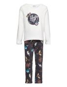 Pyjalong Coral Pyjamassæt Multi/patterned Harry Potter