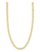 Heat Recycled Chain Necklace Gold-Plated Accessories Jewellery Necklaces Chain Necklaces Gold Pilgrim