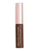 Revolution Brow Gel Medium Brown Øjenbrynsgel Makeup Brown Makeup Revolution