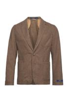 Polo Modern Herringb Sport Coat Suits & Blazers Blazers Single Breasted Blazers Brown Polo Ralph Lauren