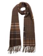 Wool Blend-Patchwork Scarf Accessories Scarves Winter Scarves Brown Polo Ralph Lauren