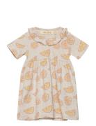 Sgjenni Oranges Ss Dress Dresses & Skirts Dresses Casual Dresses Short-sleeved Casual Dresses Beige Soft Gallery