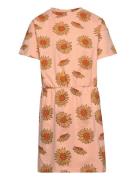 Sgdelina Sunflower S_S Dress Dresses & Skirts Dresses Casual Dresses Short-sleeved Casual Dresses Orange Soft Gallery