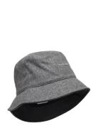 Ck Must Wool Bucket Hat Accessories Headwear Bucket Hats Grey Calvin Klein